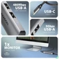Kép 3/4 - AXAGON HMC-H3A USB-C 5Gbps Starter 4in1 hub Silver