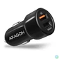 Kép 1/11 - AXAGON PWC-QC5 QC3.0 + 2.4A Car Charger Black töltő