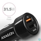 Kép 2/11 - AXAGON PWC-QC5 QC3.0 + 2.4A Car Charger Black töltő