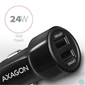 Kép 6/6 - AXAGON PWC-5V5 2.4A + 2.4A Car Charger Black töltő
