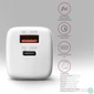 Kép 3/7 - AXAGON ACU-PQ30W PD & QC Wall Charger 30W White töltő