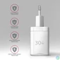 Kép 4/7 - AXAGON ACU-PQ30W PD & QC Wall Charger 30W White töltő