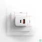 Kép 7/7 - AXAGON ACU-PQ30W PD & QC Wall Charger 30W White töltő