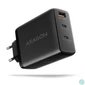 Kép 1/10 - AXAGON ACU-DPQ100 PD3.0 & QC4 Three Outputs wall charger 100W Black töltő