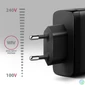 Kép 9/10 - AXAGON ACU-DPQ100 PD3.0 & QC4 Three Outputs wall charger 100W Black töltő