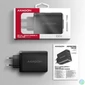 Kép 3/10 - AXAGON ACU-DPQ100 PD3.0 & QC4 Three Outputs wall charger 100W Black töltő