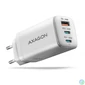 Kép 1/8 - AXAGON ACU-DPQ65W QC4 + USB-C PD Wall Charger White töltő