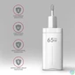 Kép 5/8 - AXAGON ACU-DPQ65W QC4 + USB-C PD Wall Charger White töltő
