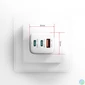 Kép 8/8 - AXAGON ACU-DPQ65W QC4 + USB-C PD Wall Charger White töltő