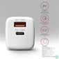 Kép 5/10 - AXAGON ACU-PQ20W ACU-PQ20 PD3.0 & QC4+ Dual Outputs Wall Charger 20W White töltő