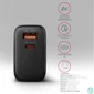 Kép 2/10 - AXAGON ACU-PQ45 PD3.0 & QC4+ 2xOutputs Wall Charger 45W Black töltő