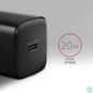 Kép 2/7 - AXAGON ACU-PD20 PD3.0 & QC4+ Wall Charger 20W Black töltő
