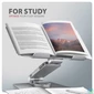 Kép 8/10 - AXAGON STND-LR Stand with 360° Rotation for Laptops and Tablets Silver