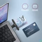 Kép 2/5 - AXAGON CRE-SMPA PocketReader USB-A Smart Card Reader Black kártyaolvasó