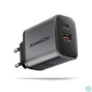Kép 1/8 - AXAGON ACU-PQ67 PD3.0 & QC4+ 2xOUTPUTS wall charger 67W Black töltő