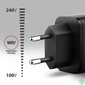 Kép 3/8 - AXAGON ACU-PQ67 PD3.0 & QC4+ 2xOUTPUTS wall charger 67W Black töltő
