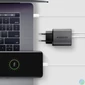 Kép 6/8 - AXAGON ACU-PQ67 PD3.0 & QC4+ 2xOUTPUTS wall charger 67W Black töltő