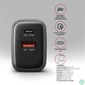 Kép 5/10 - AXAGON ACU-PQ67D PD3.0 & QC4+ 2xOUTPUTS LCD display wall charger 67W Black töltő
