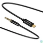 Kép 2/3 - Baseus Yiven USB-C 3,5mm 1,2 m Black kábel