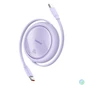 Kép 1/5 - Baseus Free2Pull Retractable USB-C Cable 100W Purple kábel
