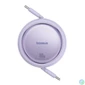 Kép 2/5 - Baseus Free2Pull Retractable USB-C Cable 100W Purple kábel