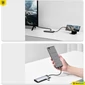 Kép 3/6 - Baseus Metal Gleam Series 8in1 Docking Station Silver