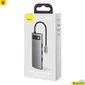 Kép 5/6 - Baseus Metal Gleam Series 8in1 Docking Station Silver
