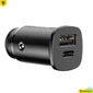 Kép 1/5 - Baseus Square Car Charger Black töltő
