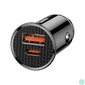 Kép 1/3 - Baseus Circular 30W Car Charger Black töltő