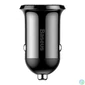 Kép 3/4 - Baseus Grain Pro 2x USB 4.8A autós töltő Black