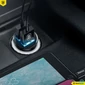 Kép 4/5 - Baseus Circular Car Charger Black töltő