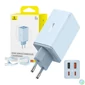 Kép 5/5 - Baseus GAN6 Pro Charger Blue töltő