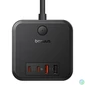Kép 2/4 - Baseus PowerCombo 65W Black elosztó