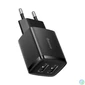 Kép 1/4 - Baseus 2xUSB-A 10,5W Quick Charger Black töltő