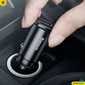 Kép 4/5 - Baseus Square 2xUSB Car Charger Black töltő