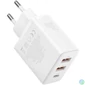 Kép 4/7 - Baseus Cube Fast Charger 2U+C 30W EU Moon White töltő