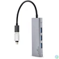 Kép 4/5 - Bluestork HUB-MINI USB-A to 3xUSB2.0 + 1xUSB-C 1xHDMI USB3.0 Grey