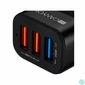 Kép 2/4 - Canyon CNE-CCA07B Triple USB Car Charger Black töltő