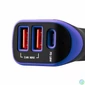 Kép 3/4 - Canyon CNE-CCA08PU Triple USB Car Charger 18W Black/Purple töltő