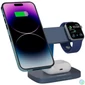 Kép 7/7 - Canyon Wireless Charging Station Hexagon 310 3in1 DarkGrey/Blue töltő