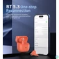 Kép 4/9 - Choetech  BH-T19 TwinkleMinis ENC TWS Bluetooth Headset Orange