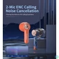 Kép 6/9 - Choetech  BH-T19 TwinkleMinis ENC TWS Bluetooth Headset Orange