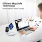 Kép 4/4 - Choetech  T585-F 3in1 Wireless Charger White töltő
