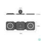 Kép 4/4 - Choetech  T588-FBK Wireless Charger Black töltő