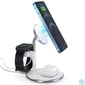 Kép 2/6 - Choetech  T586-F 3in1 Wireless Charger White töltő