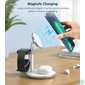 Kép 3/6 - Choetech  T586-F 3in1 Wireless Charger White töltő