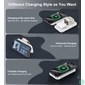 Kép 3/4 - Choetech  T616-F 3in1 Wireless Charger White töltő
