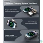 Kép 5/7 - Choetech  T616-FBK 3in1 Wireless Charger White töltő