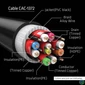 Kép 4/4 - Club3D Ultra High Speed HDMI Cable 10K 120Hz 48Gbps M/M 2m Black kábel
