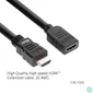 Kép 4/6 - Club3D High Speed HDMI Extension Cable 4K60Hz M/F 5m Black kábel
